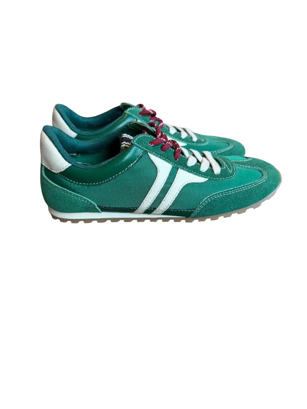 Shu Shop Sarah Sneakers Tennis Shoes Athletic Kelly Green Lace-Up Size 10 NIB